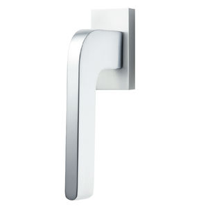 window handle / aluminum / contemporary / silver finish