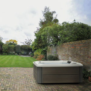 above-ground hot tub