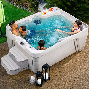 above-ground hot tub