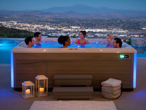 above-ground hot tub