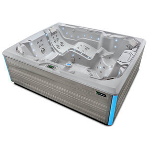 above-ground hot tub