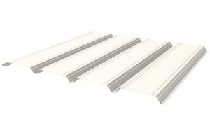 ribbed metal sheet / steel / for roofs