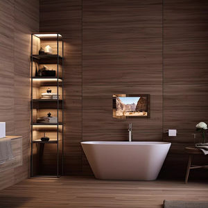 wall-mounted TV mirror