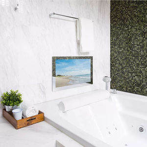 wall-mounted TV mirror