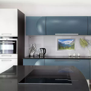 wall-mounted TV mirror