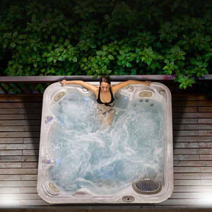 above-ground hot tub