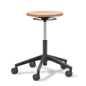 fabric task stool