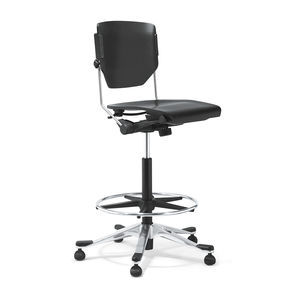 leather task stool