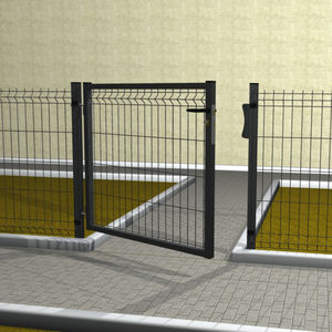 electro-welded steel garden gate