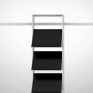 contemporary magazine rack