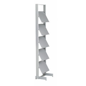 periodicals display rack / metal / for office