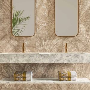 wall-mounted mirror