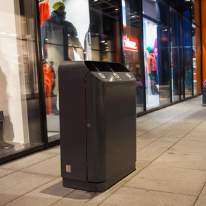 galvanised steel trash can 1
