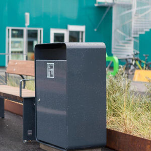 galvanised steel trash can 1