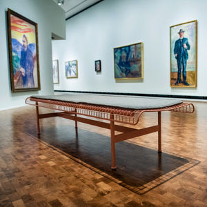 contemporary public bench 1