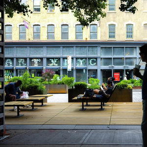 steel parklet