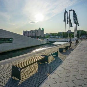 contemporary public bench 1