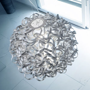 pendant lamp / contemporary / wooden / halogen