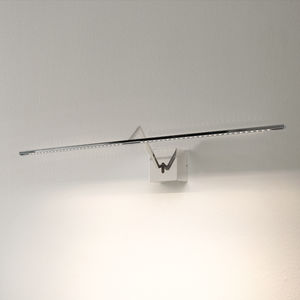 contemporary wall light / brass / LED / linear