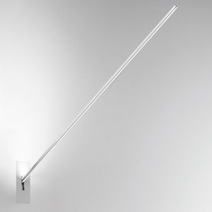 contemporary wall light / brass / chromed metal / LED