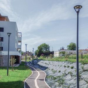 urban lamp post