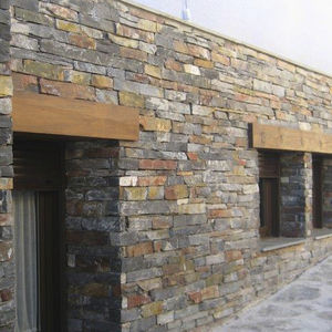 slate wall cladding / exterior / textured / decorative