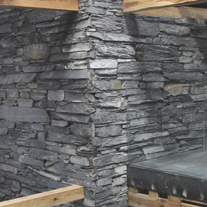 slate wall cladding / exterior / interior / textured