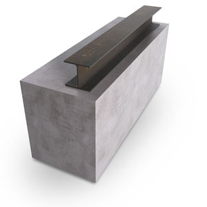 wooden reception desk