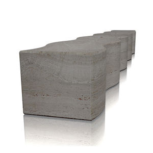 contemporary public bench