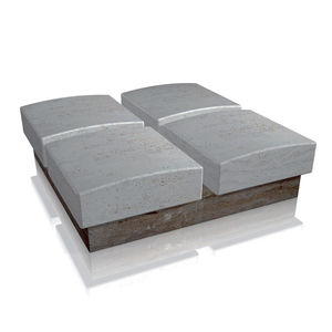 public bench / contemporary / stone