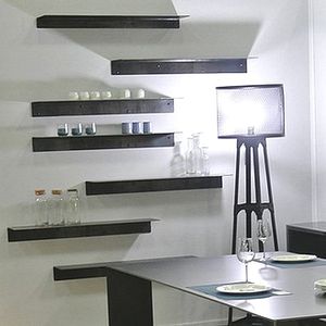 wall-mounted shelves