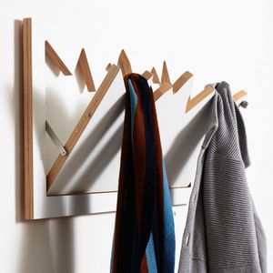 wall-mounted coat rack