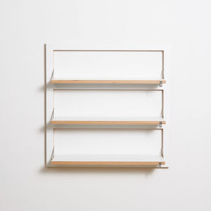 wall-mounted shelves