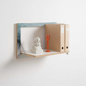 wall-mounted shelves