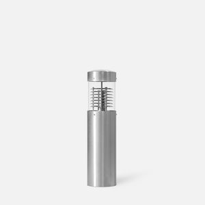 garden bollard light / urban / contemporary / stainless steel