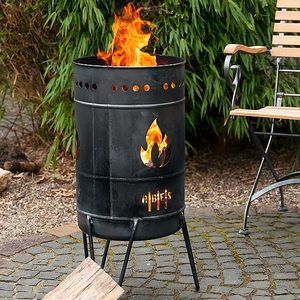 wood-burning fire pit