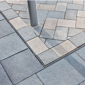 galvanized steel drainage channel / concrete / stainless steel / side-slotted