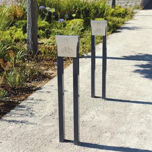 floor-mounted bike rack