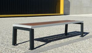 contemporary public bench