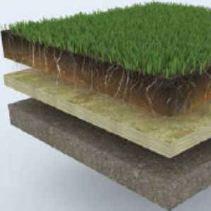 stone wool rainwater retention mat 1