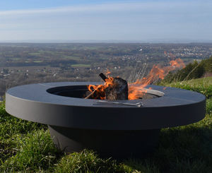 wood-burning fire pit