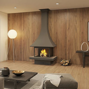 wood-burning fireplace 1