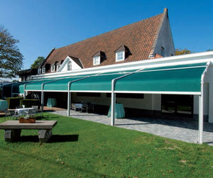 wall-mounted pergola