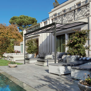 wall-mounted pergola