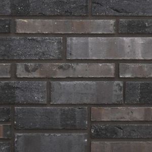 solid brick / clinker / for facade / brown
