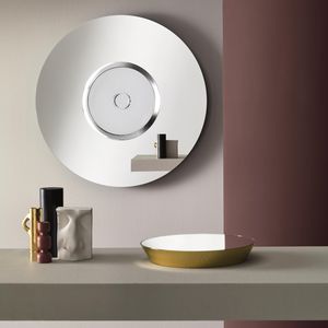wall-mounted mirror