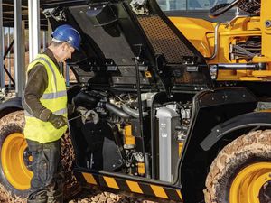 rubber-tired excavator