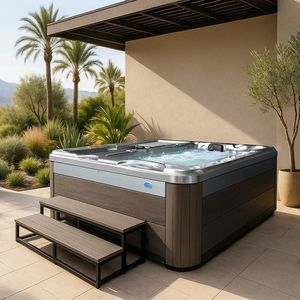 above-ground hot tub