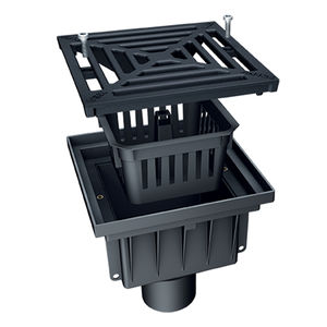 metal floor drain