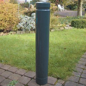 security bollard / aluminum / high